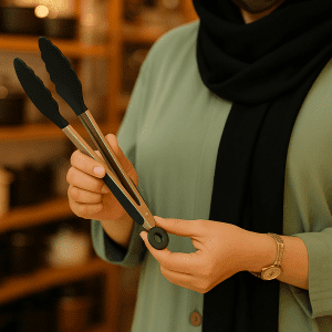 انبر سیلیکونی با سر قفل شونده (Elegant)