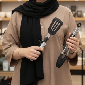 انبرغذا سیلیکونی سرپهن (Elegant)